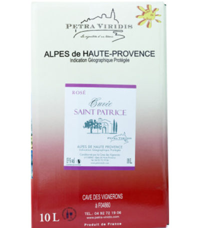 Bag in box Saint Patrice rosé petra viridis